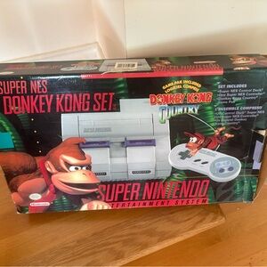 Nintendo Super NES Donkey Kong Set - Gray